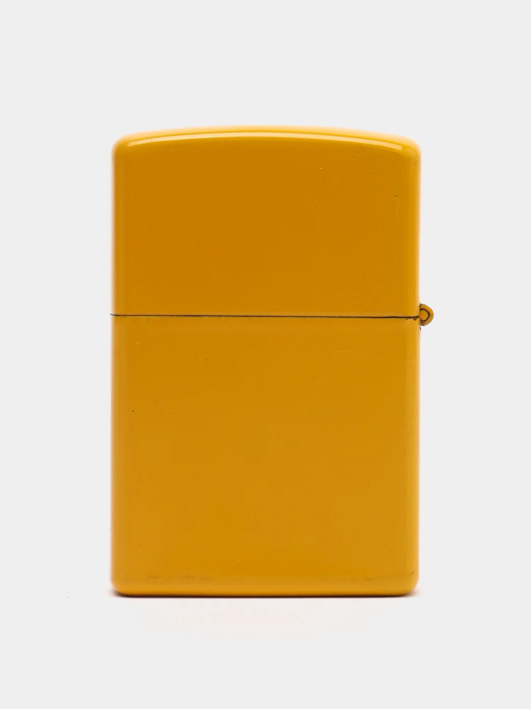 Светло-оранжевый зажигалка бензиновая в стиле "Zippo" с лазерной гравировкой