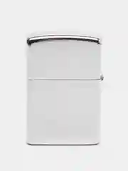 Серебряный зажигалка бензиновая в стиле "Zippo" с лазерной гравировкой