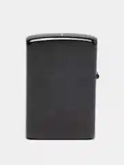 Черный зажигалка бензиновая в стиле "Zippo" с лазерной гравировкой