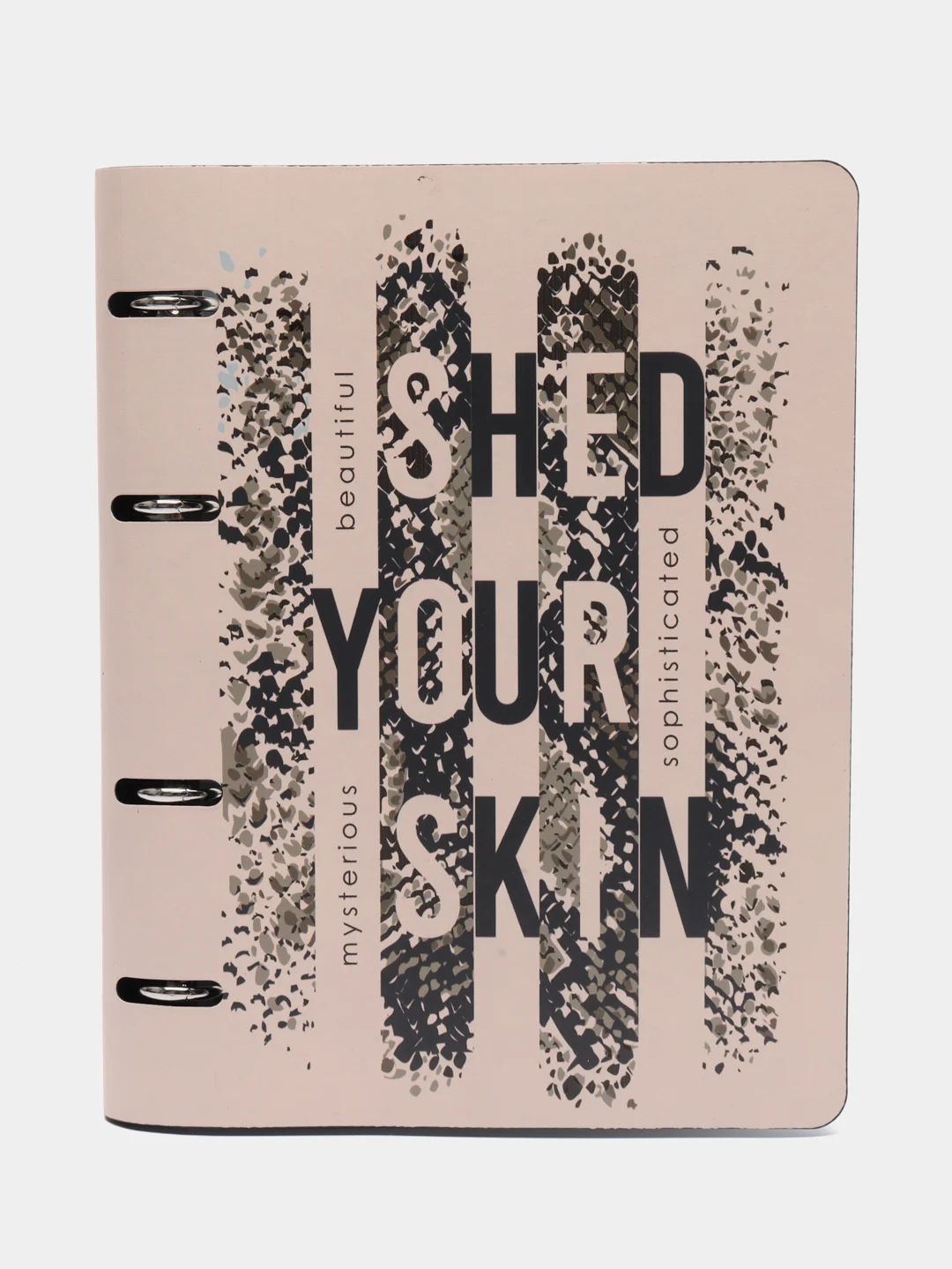 Тетрадь на кольцах со сменным блоком для учебы А5 экокожа, BRAUBERG, Shed your skin,112133