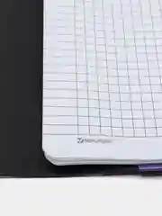 Тетрадь на кольцах со сменным блоком для учебы А5 экокожа, BRAUBERG, Ultraviolet, 112120