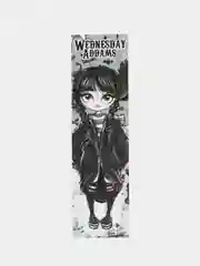 Угольный набор .Закладка для книг и учебников Wednesday Addams