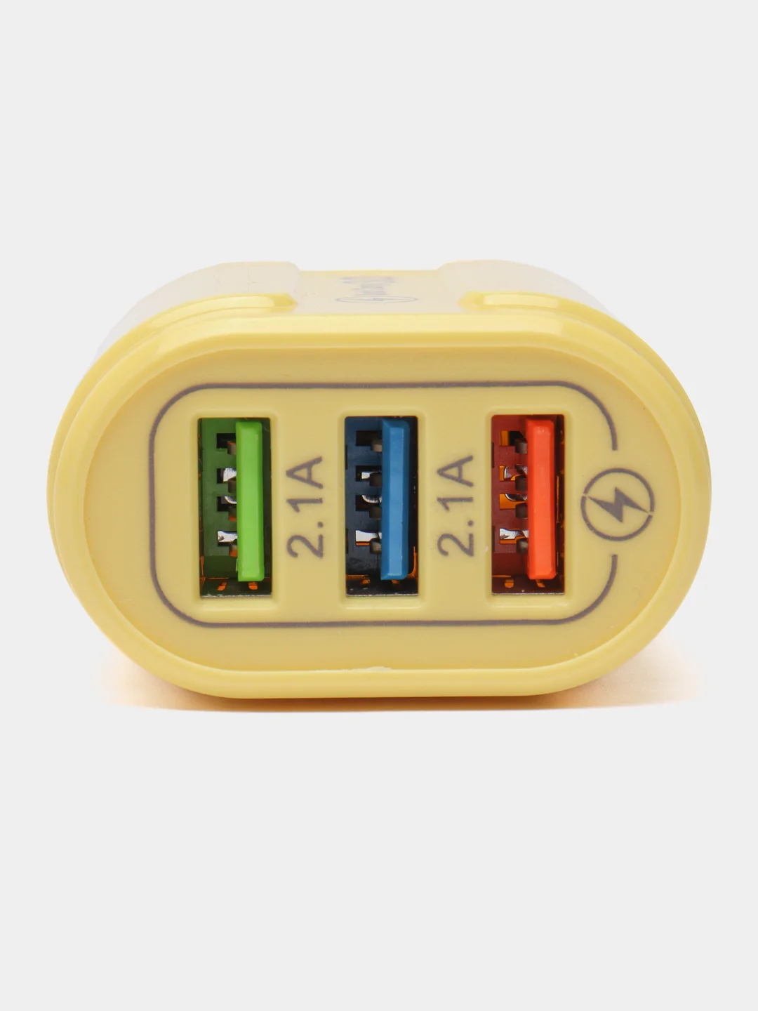 Лимонный блок питания универсальный, сетевое зарядное устройство 3 USB