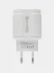 Белый блок питания универсальный, сетевое зарядное устройство 3 USB