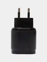 Черный блок питания универсальный, сетевое зарядное устройство 3 USB