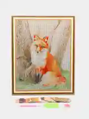Алмазная мозаика вышивка "Лиса". Полная выкладка. 40*50