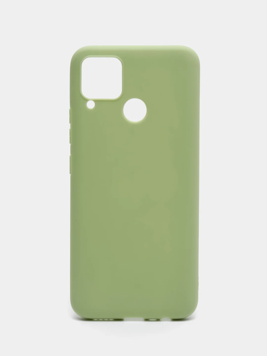 Лайм чехол для Realme C15, C25, C25S (Реалми С25 / С25С), силиконовый, цветной, матовый