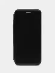 Черный чехол-книжка для Huawei Honor 10 i из экокожи