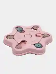 Розовый миска-кормушка, головоломка, игра для медленного кормления собак