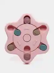 Розовый миска-кормушка, головоломка, игра для медленного кормления собак