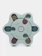 Голубой миска-кормушка, головоломка, игра для медленного кормления собак