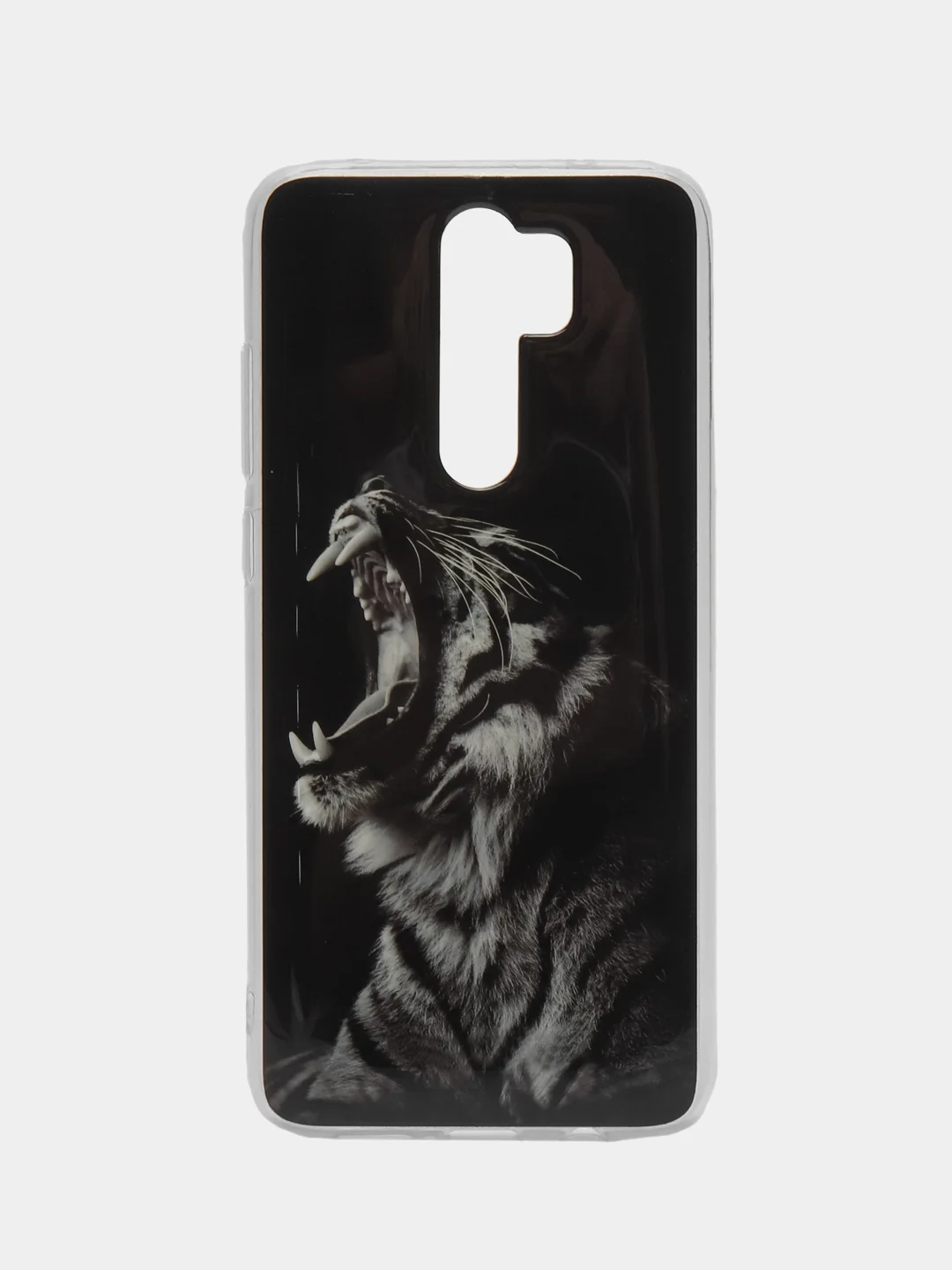Серый меланж чехол Xiaomi Redmi Note 8 Pro, Сяоми Редми Нот 8 Про силиконовый, с рисунком