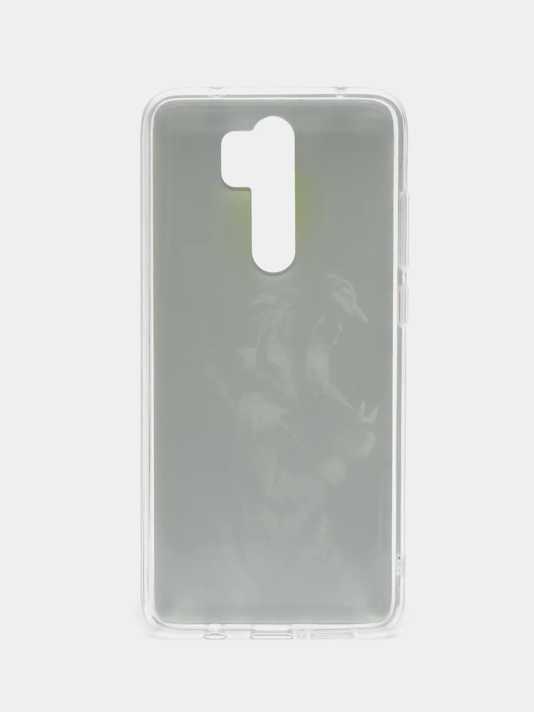 Серый меланж чехол Xiaomi Redmi Note 8 Pro, Сяоми Редми Нот 8 Про силиконовый, с рисунком