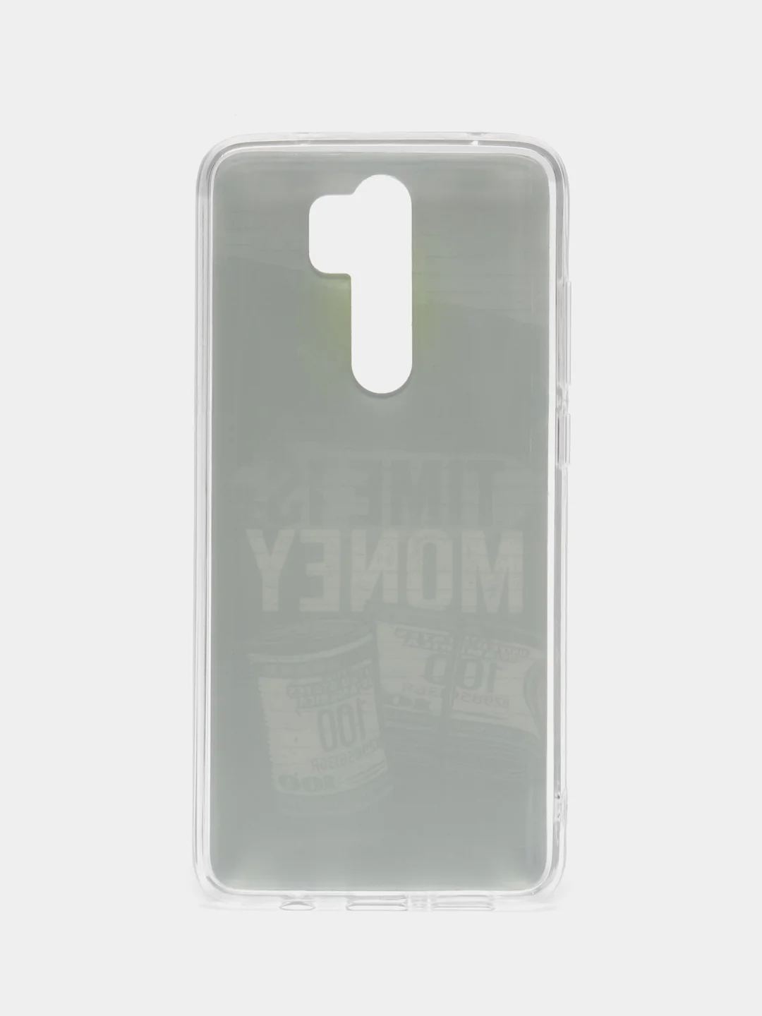 Серый металлик чехол Xiaomi Redmi Note 8 Pro, Сяоми Редми Нот 8 Про силиконовый, с рисунком