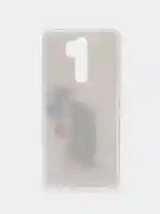 Пудровый чехол Xiaomi Redmi Note 8 Pro, Сяоми Редми Нот 8 Про силиконовый, с рисунком