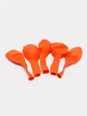 Оранжевый воздушные шары Meshu, латексные, пастельные, 5 штук