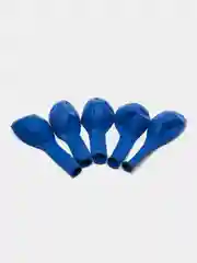 Синий воздушные шары Meshu, латексные, пастельные, 5 штук