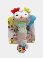 Серый меланж игрушка для новорожденных