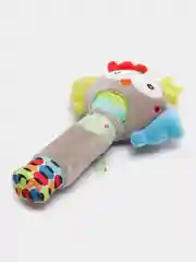 Серый меланж игрушка для новорожденных