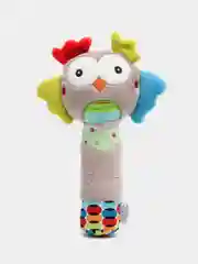 Серый меланж игрушка для новорожденных