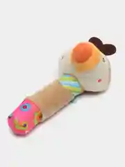 Бежевый меланж игрушка для новорожденных