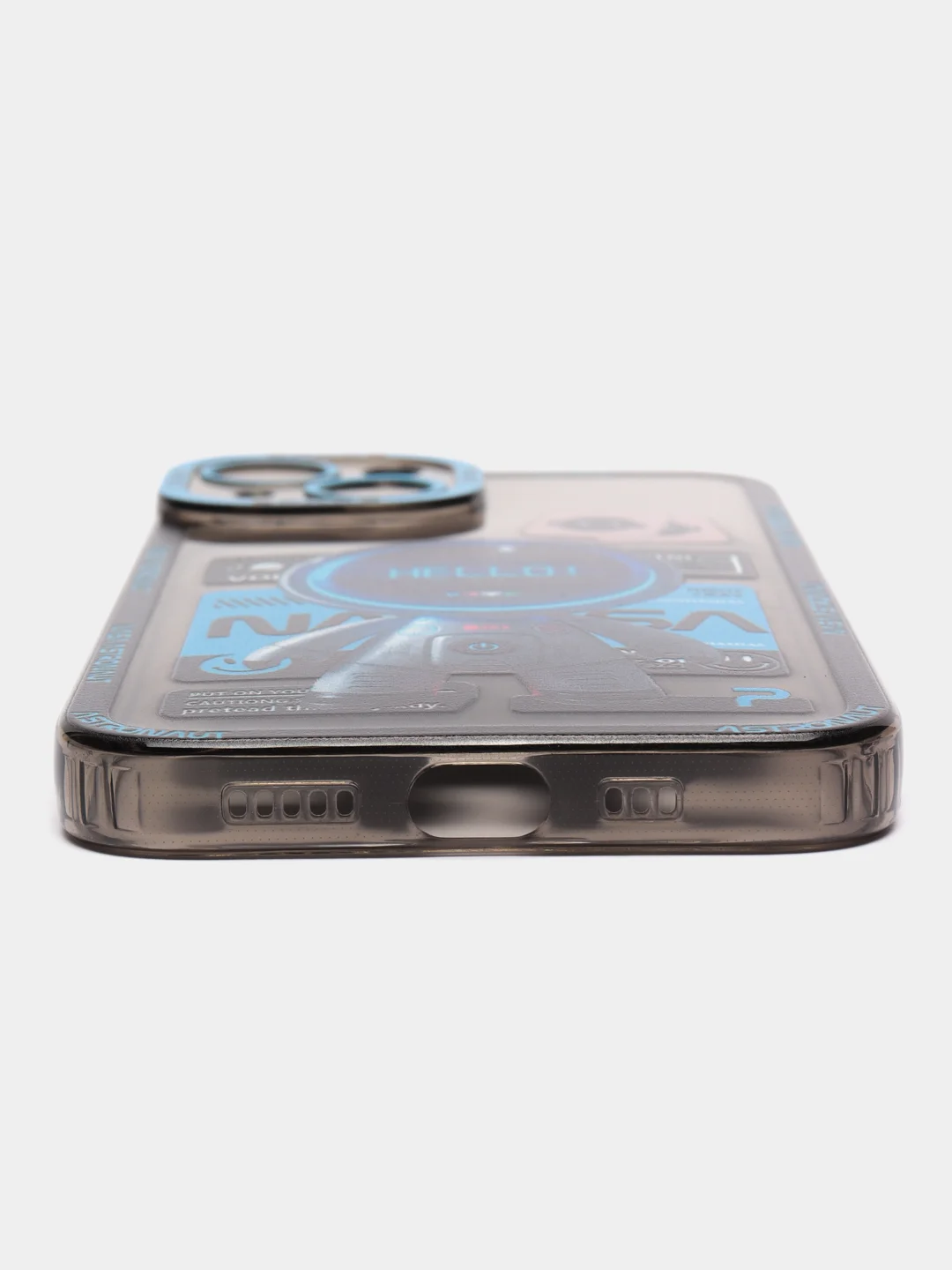 Синий чехол для iPhone (Айфон) 11, 12, 13, Pro, Pro Max, 14, 15, Pro, Pro Max
