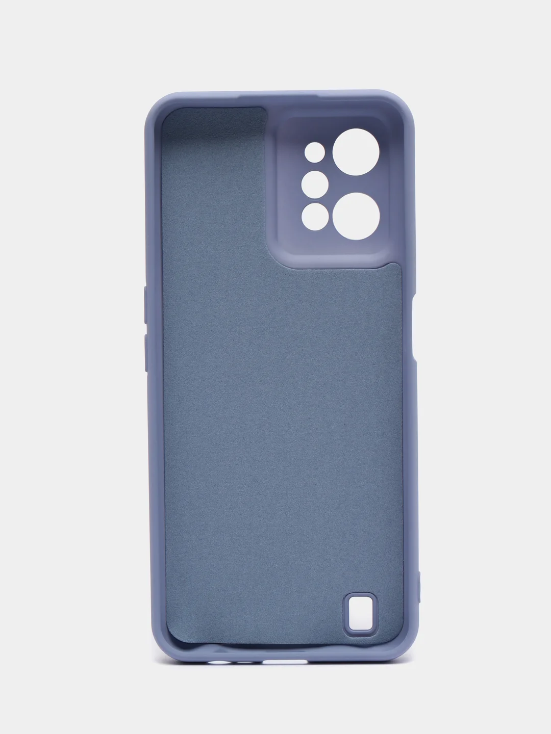 Небесно-голубой чехол Silicone Cover для Realme C31 / Реалми С30 силиконовый