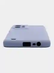 Небесно-голубой чехол Silicone Cover для Realme C31 / Реалми С30 силиконовый