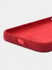 Багровый чехол Silicone case для iPhone 12, 12 Pro, 12 Pro Max (Айфон 12 Про Макс) с закрытым низом