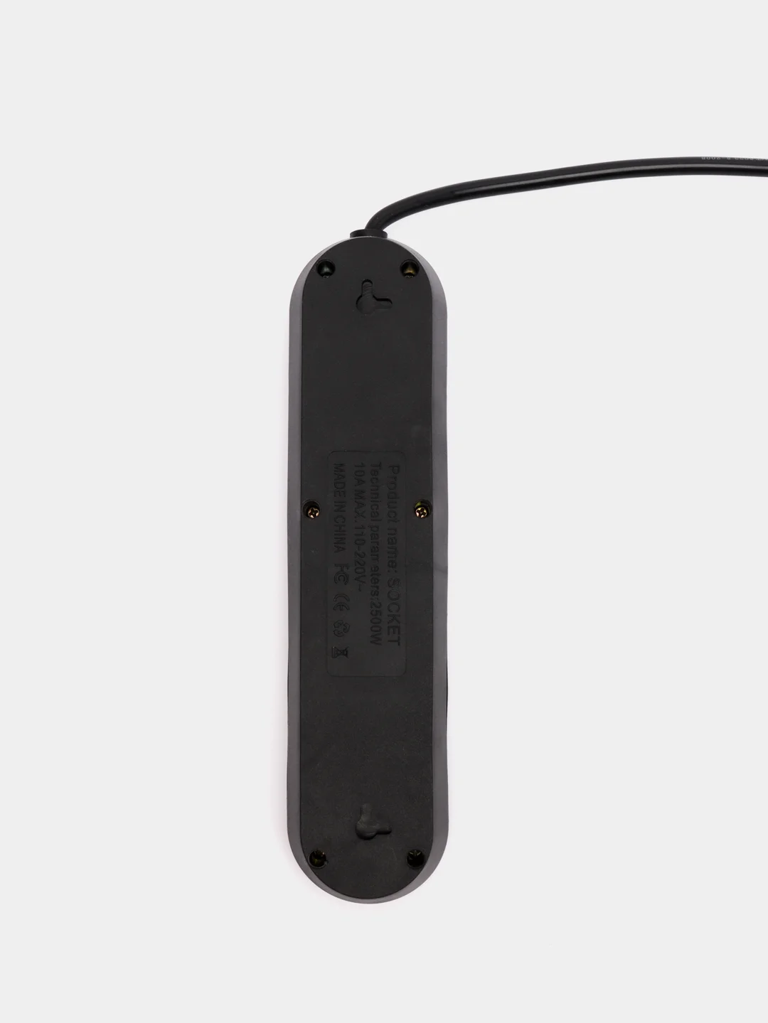 Черный сетевой фильтр, с USB разъемами, 2 м, 3 м, 5 м, удлинитель