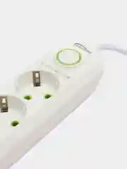 Белый сетевой фильтр, с USB разъемами, 2 м, 3 м, 5 м, удлинитель