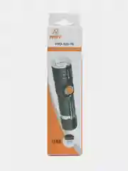 Фонарь светодиодный на аккумуляторе с USB зарядкой от сети (zoom) мощный светодиод