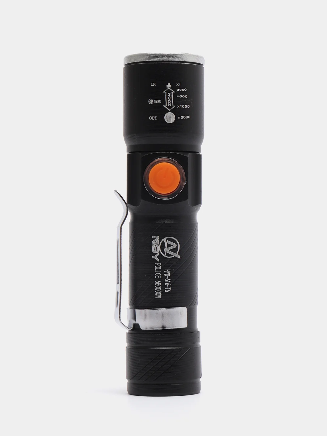 Фонарь светодиодный на аккумуляторе с USB зарядкой от сети (zoom) мощный светодиод