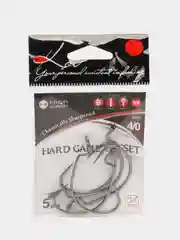 Крючок офсетный рыболовный KOI Hard Game Offset, 5 штук