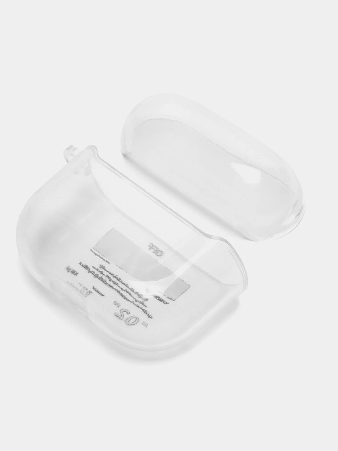Тёмно-коричневый чехол для наушников Apple AirPods 3 силиконовый прозрачный принт Nike / Найк