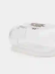 Светло-коричневый чехол для наушников Apple AirPods 3 силиконовый прозрачный принт Nike / Найк