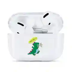 Бронзовый чехол для наушников AirPods 2, силиконовый, прозрачный