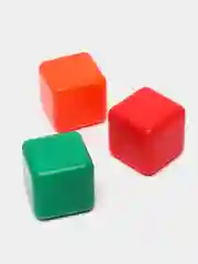 Набор цветных кубиков для детей, 20 штук, 4*4 см