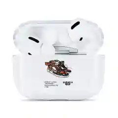Горчичный чехол для наушников AirPods 2, силиконовый, прозрачный