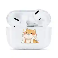 Желтый чехол для наушников AirPods 2, силиконовый, прозрачный
