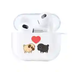 Золотистый хаки чехол для наушников AirPods 2, силиконовый, прозрачный