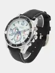Серебряный мужские наручные часы Ochstin 6045B с хронографом в подарочной упаковке