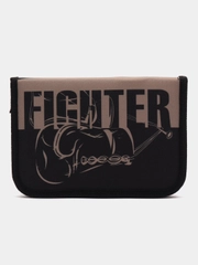 Пенал BRAUBERG, 1 отделение, 1 откидная планка, полиэстер, 21х14 см, Fighter, 270715