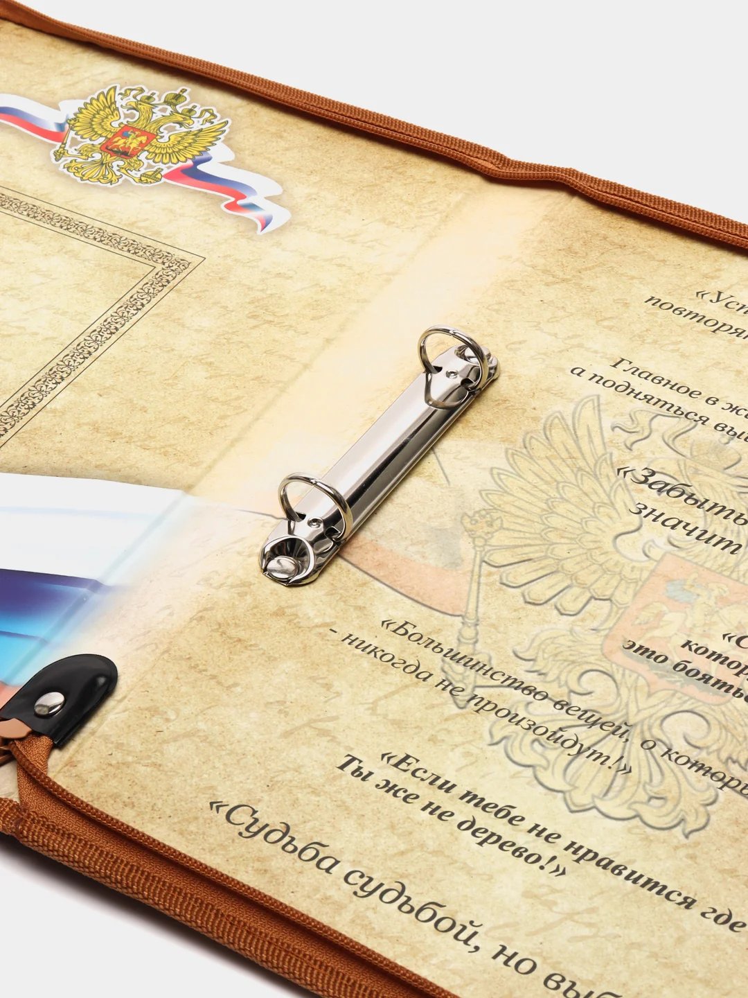 Папка для детского портфолио школьника, ребенка в школу для презентаций Пчелка 8 вкладышей