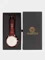 Коричневый мужские наручные часы Ochstin 6066A с хронографом в подарочной упаковке