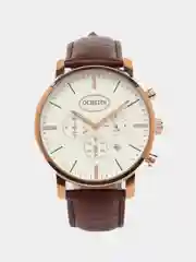 Коричневый мужские наручные часы Ochstin 6066A с хронографом в подарочной упаковке