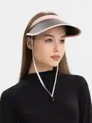 Розовый солнцезащитный козырек, кепка