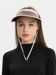 Розовый солнцезащитный козырек, кепка