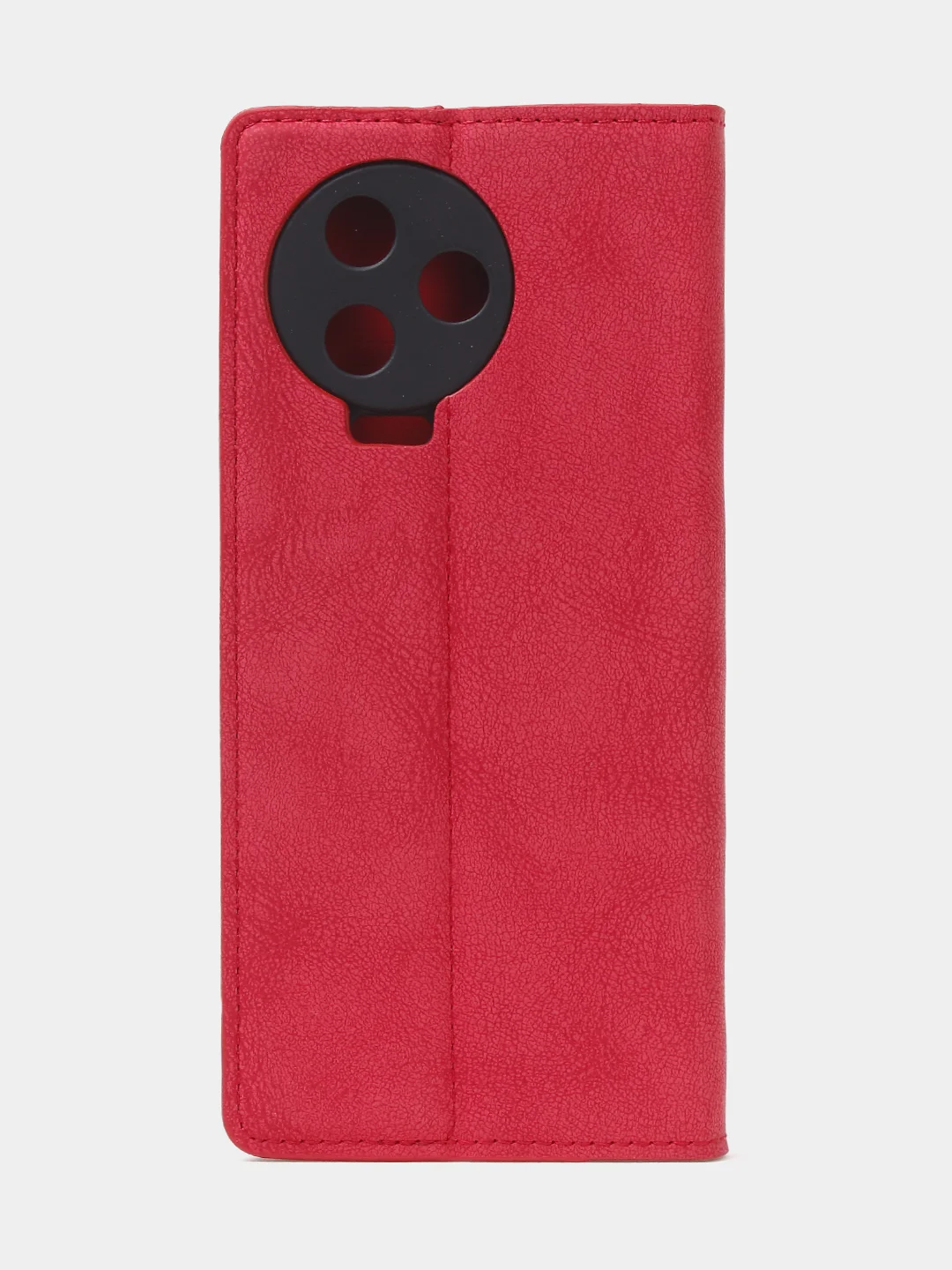 Красный чехол-книжка для Infinix Note 12 (2023)/ Infinix Note 12 Pro (4G) из нубука Super Creative