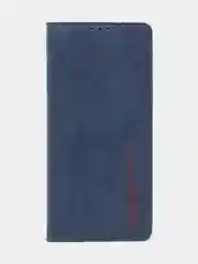 Синий чехол-книжка для Infinix Note 12 (2023)/ Infinix Note 12 Pro (4G) из нубука Super Creative